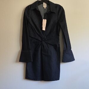 Cinq à Sept Black Long Sleeve Dress